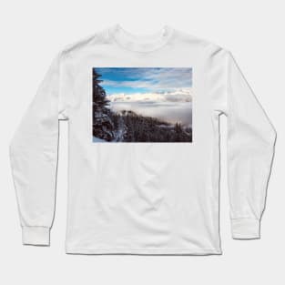 Hiking above the clouds Long Sleeve T-Shirt